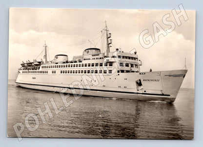 Pohlednice Nemecko Fährschiff Warnemünde 1974 (M32469)