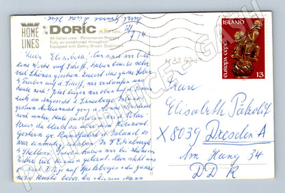 Pohlednice loď Doric výletní loď 1974 (M32478)