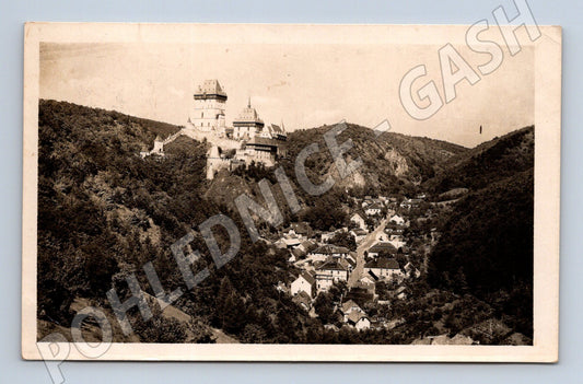 Pohlednice Karlštejn 1941 Protektorát ČM (M3248)