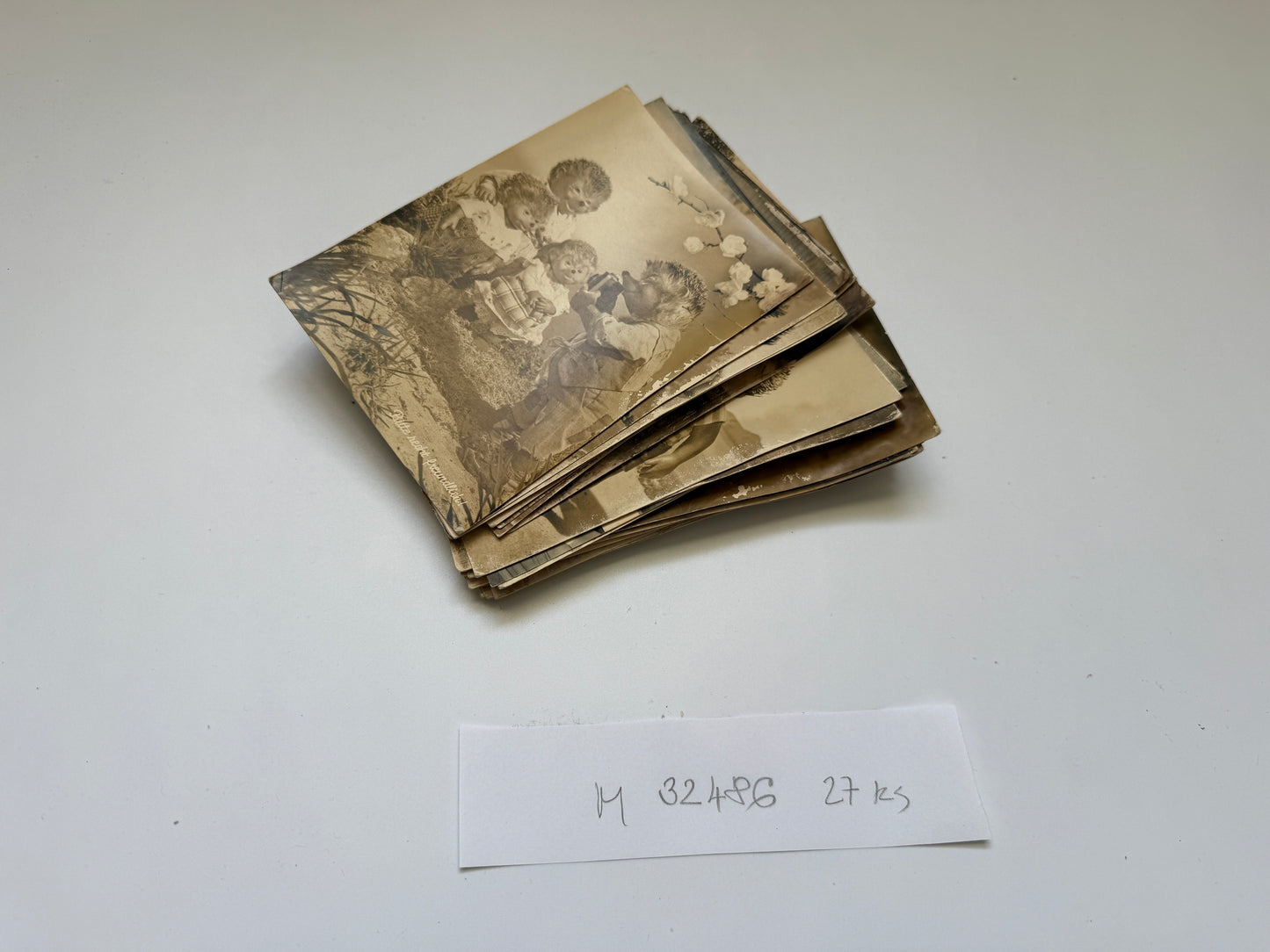 Pohlednice sada ježci Mecki pohádkové motivy (M32486)