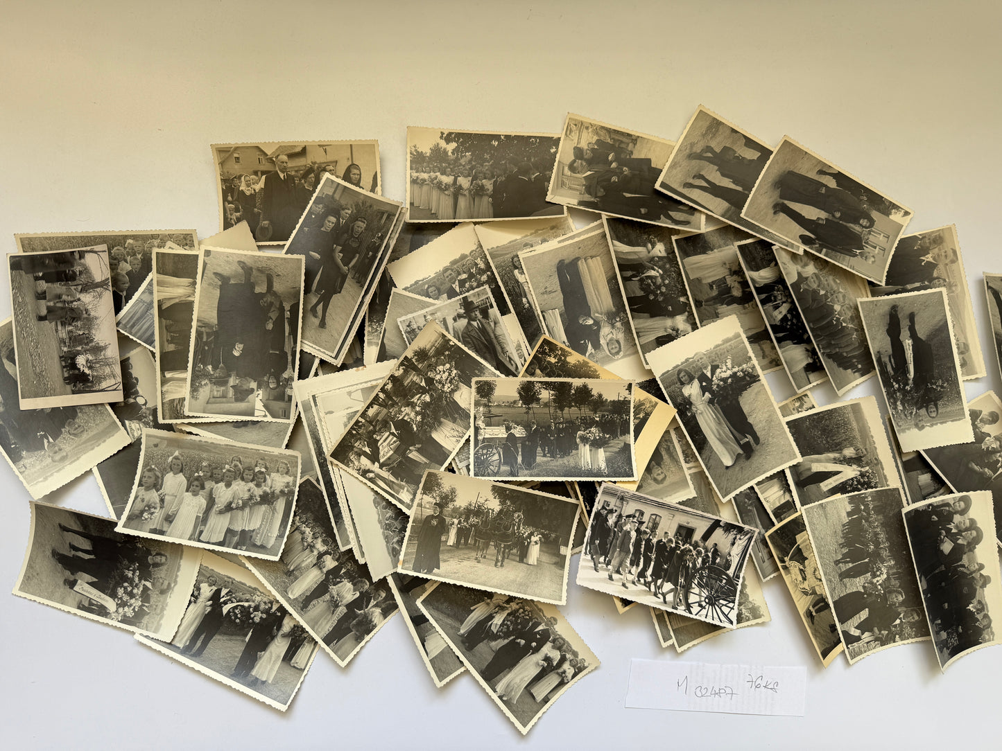 Pohlednice sada pohřební průvody fotografie (M32487)
