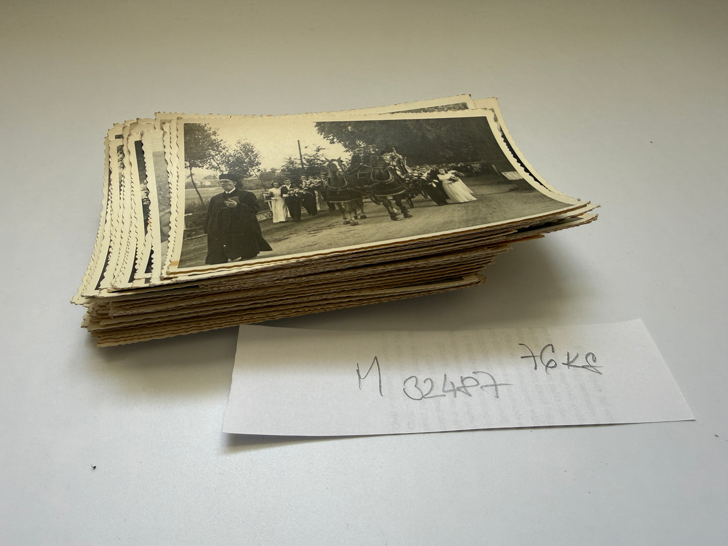 Pohlednice sada pohřební průvody fotografie (M32487)