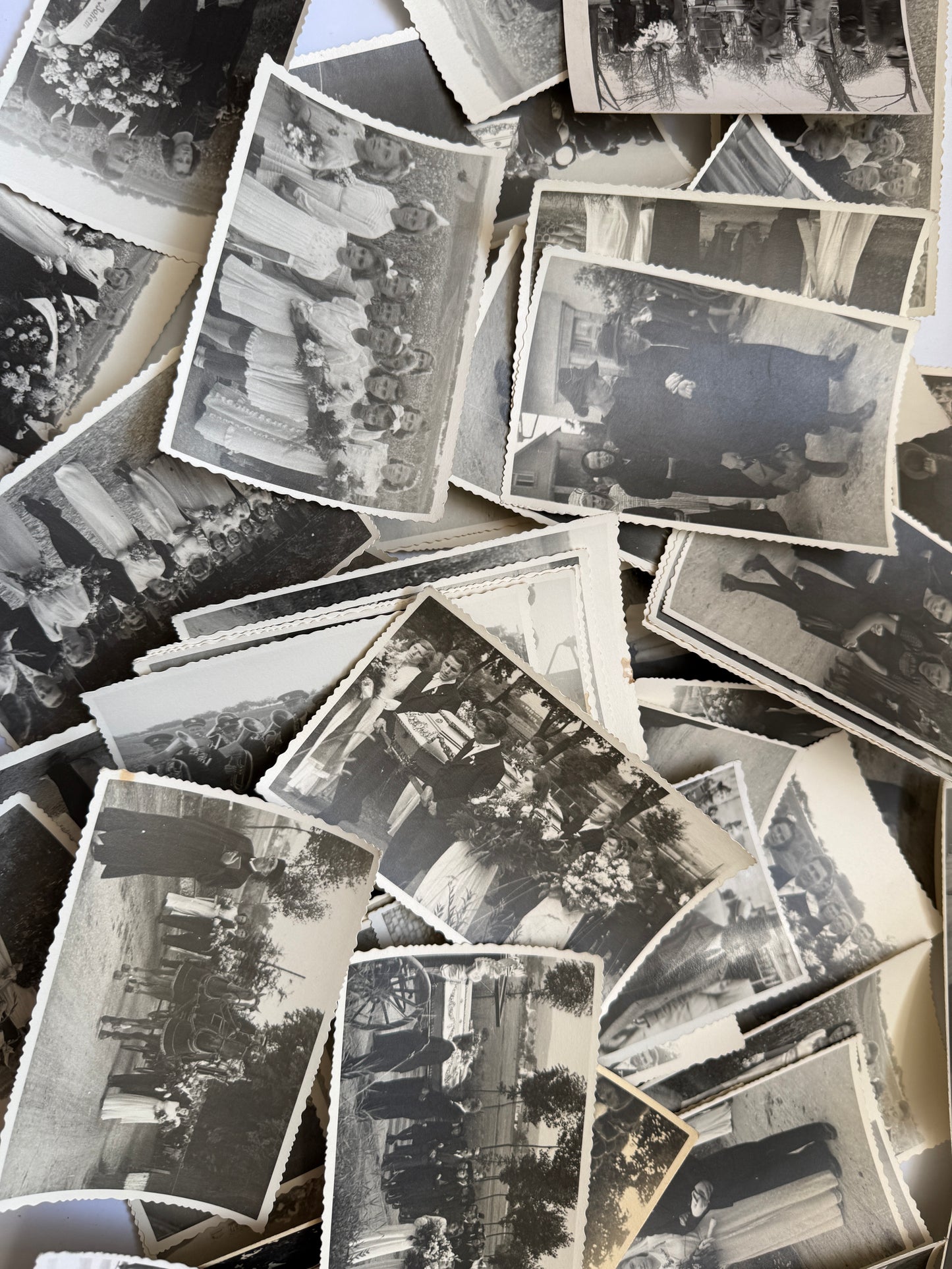 Pohlednice sada pohřební průvody fotografie (M32487)