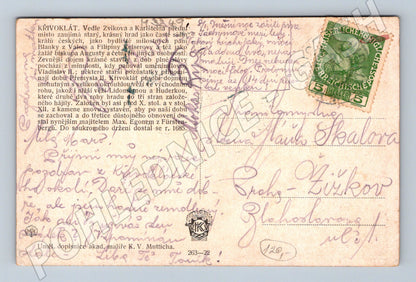 Pohlednice hrad Křivoklát Rakousko Uhersko Muttich (M3249)