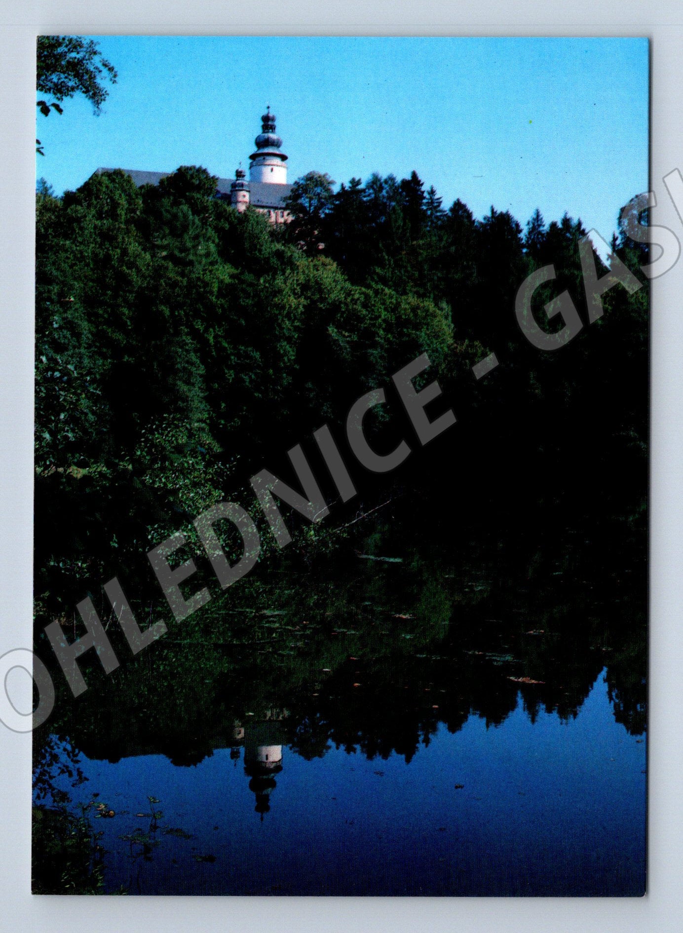 Pohlednice zámek Lemberk u Jablonného 1992 (M3251)