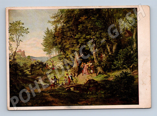 Pohlednice Nemecko Brautzug im Frühling 1892 (M32515)