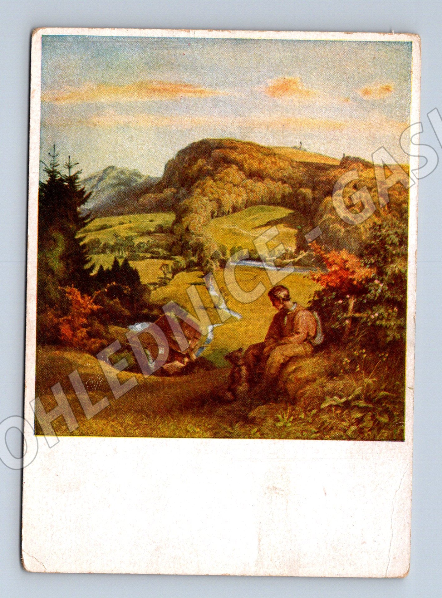 Pohlednice Německo Gustav Traub Volksweise (M32516)