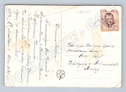 Pohlednice Československo venkovská krajina žena 1932 (M32519)