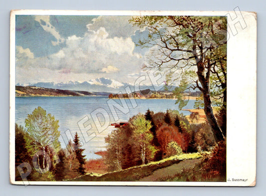 Pohlednice Německo Starnberger See Benediktenwand (M32524)