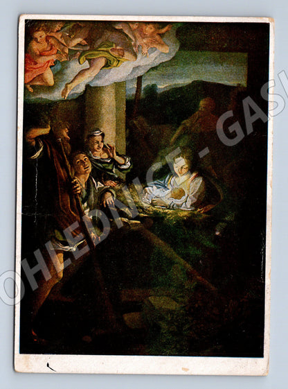 Pohlednice Německo obraz Correggio Die Heilige Nacht (M32543)