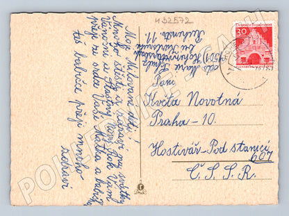 Pohlednice Německo Vánoce anděl 1951 (M32572)