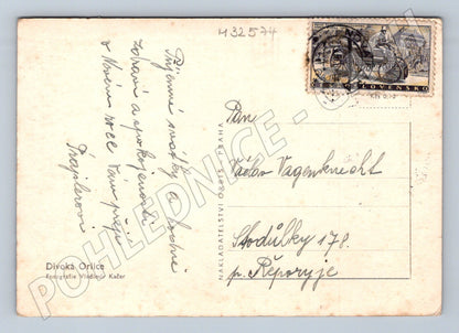 Pohlednice Divoká Orlice zimní krajina 1930s (M32574)