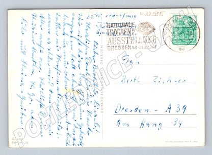 Pohlednice Německo Velikonoce děti kuřata 1961 (M32585)