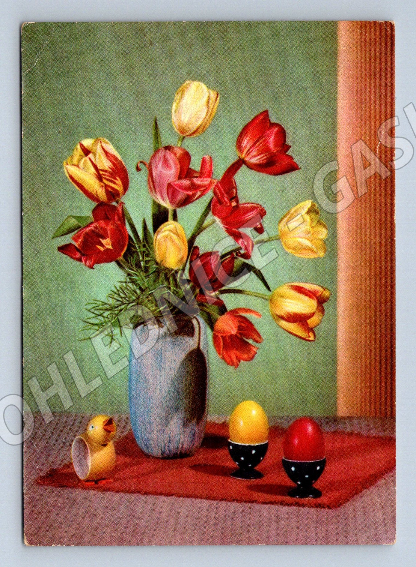 Pohlednice Německo kytice tulipánů 1961 (M32591)