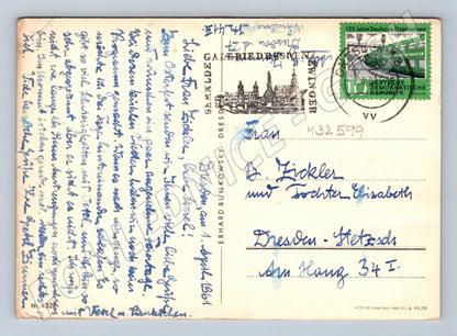 Pohlednice Německo velikonoční zajíčci 1961 (M32599)