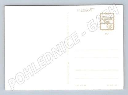 Pohlednice Německo silueta postavy přání (M32605)
