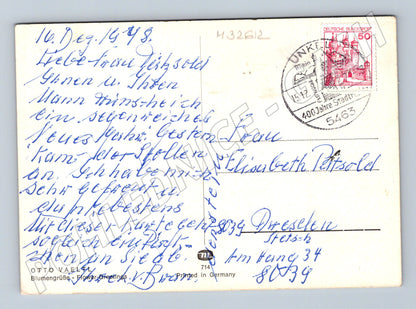Pohlednice Německo Kytice pivoňky 1948 (M32612)