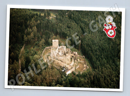 Pohlednice hrad Landštejn letecký pohled (M3266)