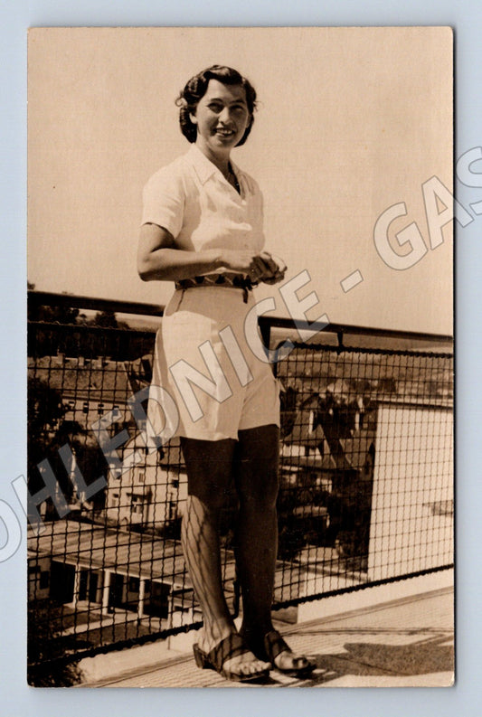Pohlednice žena tenis (M32671)