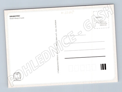 Pohlednice hrad Krakovec letecký pohled (M3268)