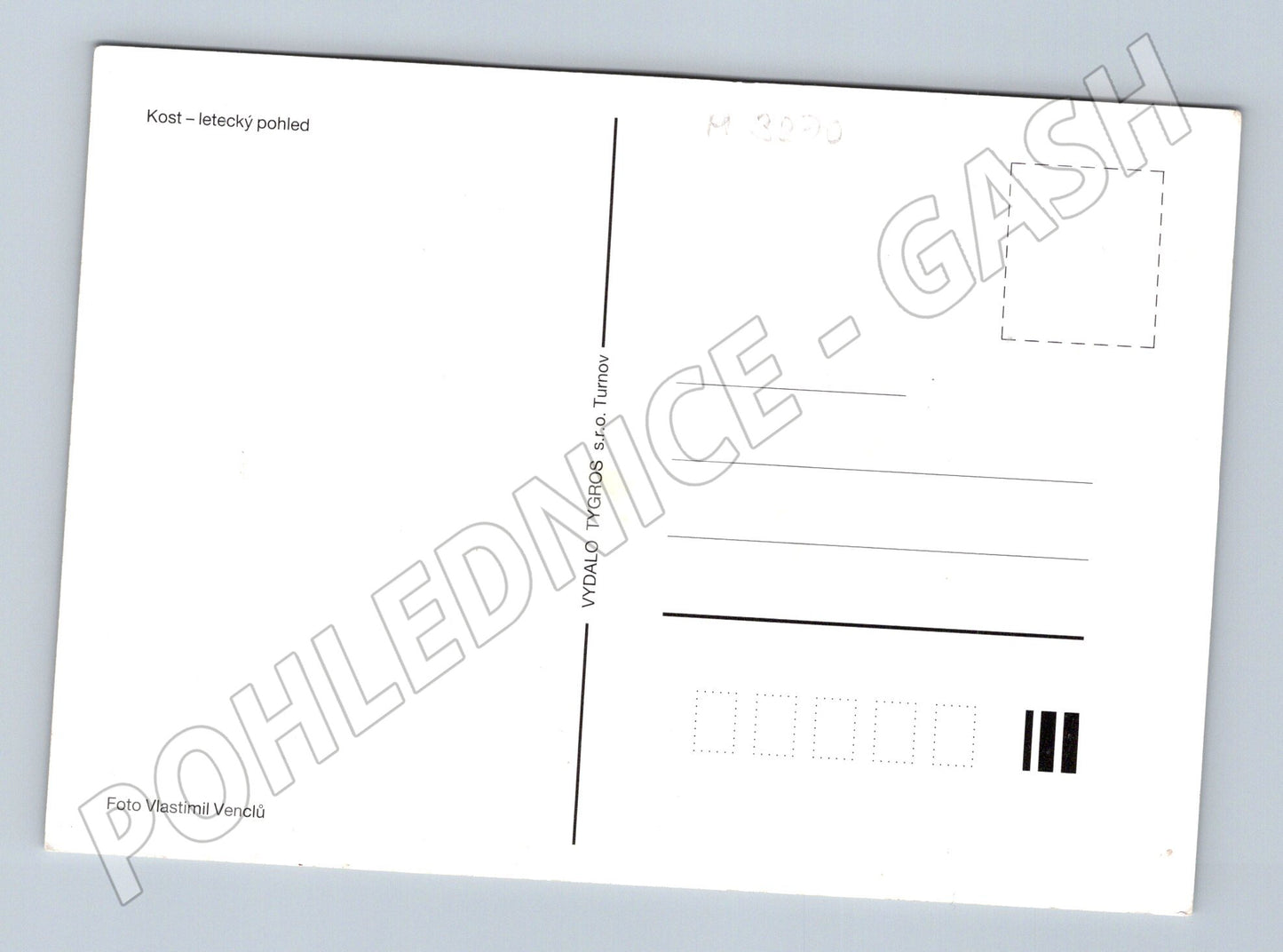 Pohlednice hrad Kost letecký pohled (M3270)