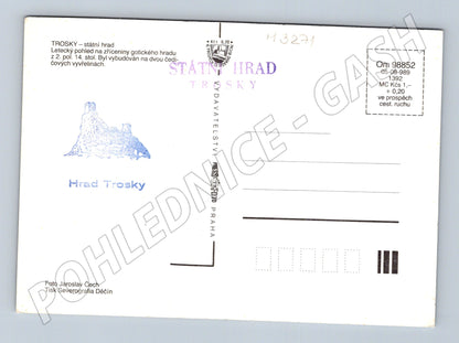 Pohlednice hrad Trosky Český ráj (M3271)