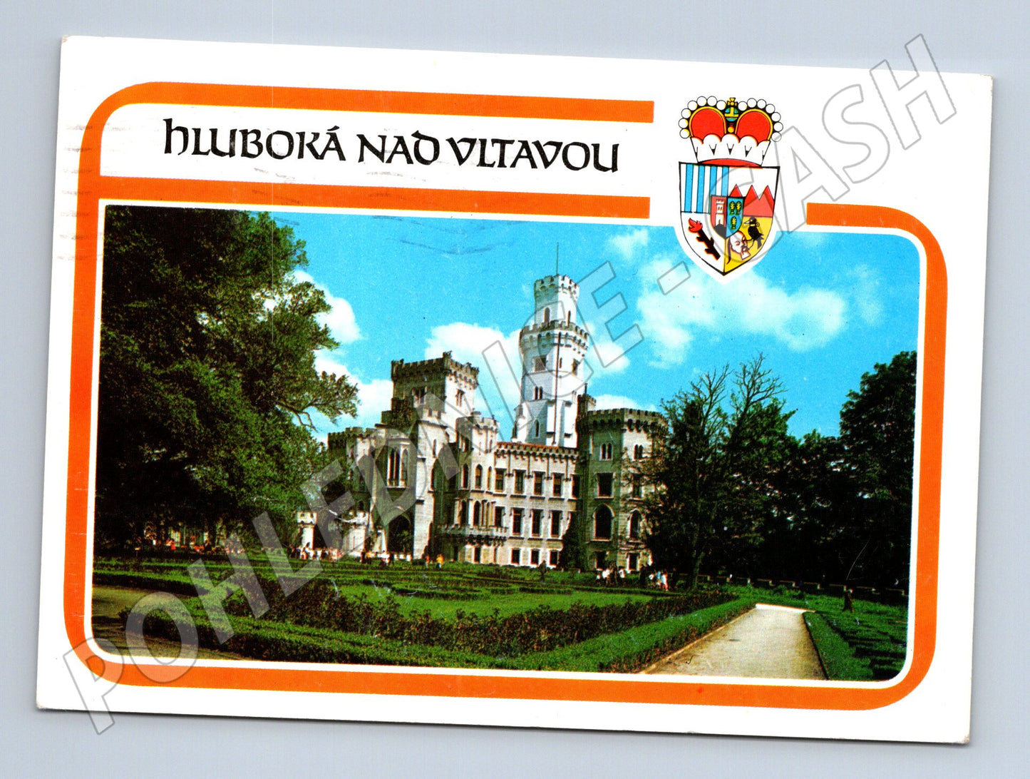 Pohlednice Hluboká zámek 1981 (M3273)