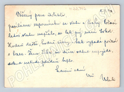 Pohlednice Praha Všesokolský slet 1948 (M32746)
