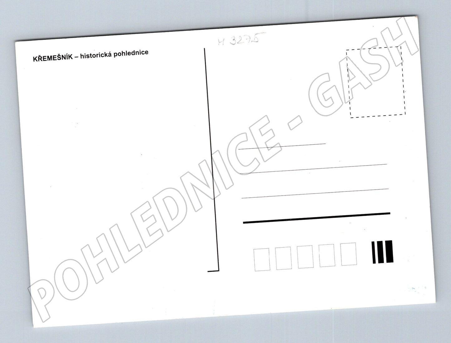 Pohlednice Křemešník kolorovaná litografie (M3275)