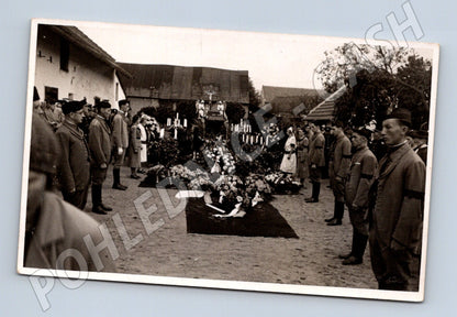 Pohlednice pohřeb/smuteční událost sokol (M32751)