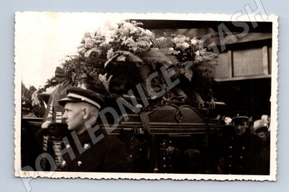 Stará fotografie Praha pohřební průvod (M32771)