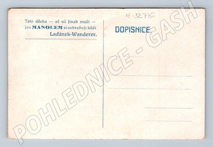 Pohlednice děti v kostýmu jako milenecký pár (M32776)
