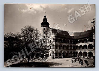 Pohlednice Velké Losiny zámek arkády (M3279)