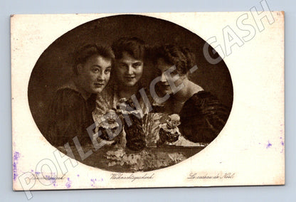 Pohlednice Vánoční dárky ženy Nový rok 1921 (M32817)