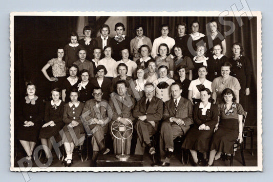Stará fotografie Vítkovice dívčí gymnázium Olomouc 1934 (M32821)