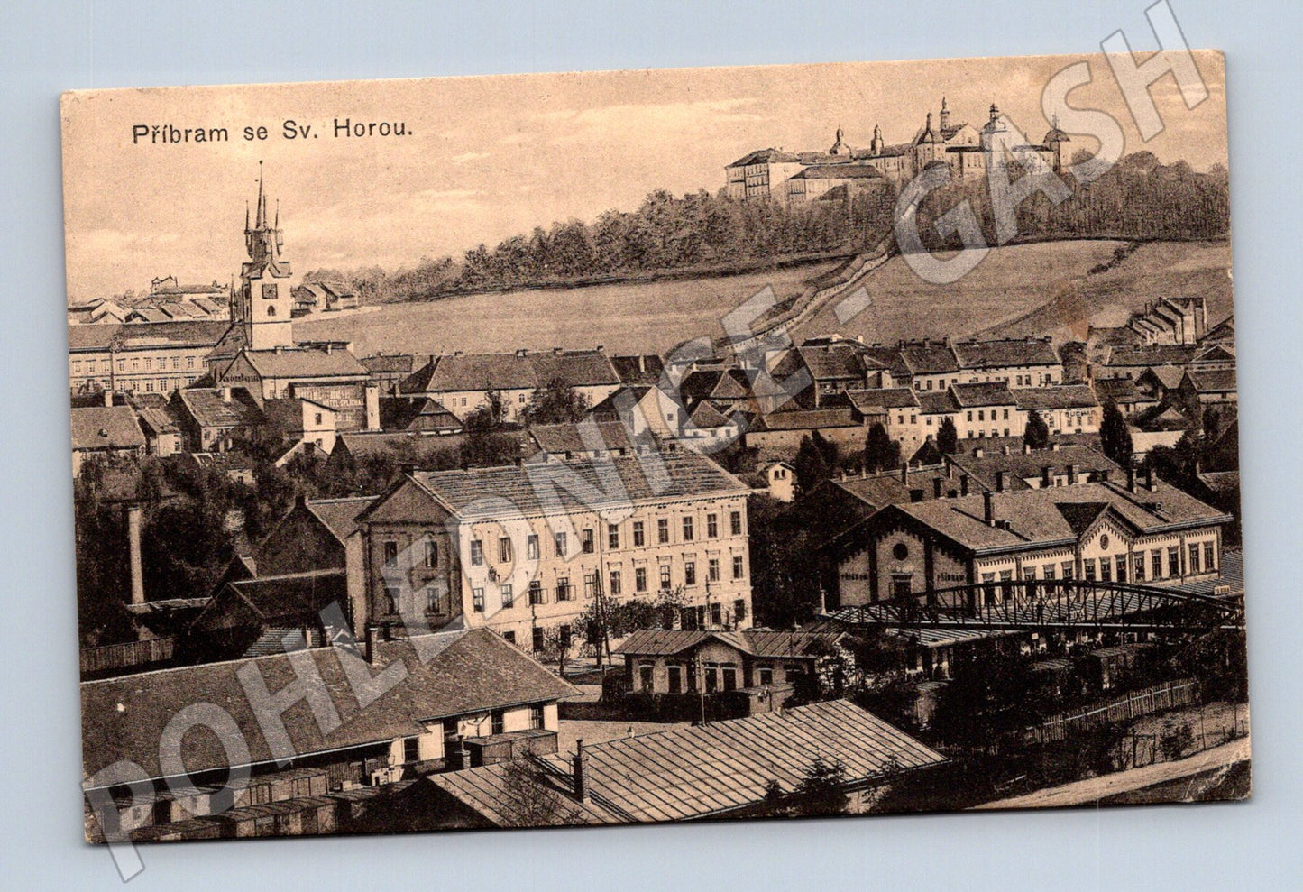 Pohlednice Příbram Svatá Hora 1920 (M3283)