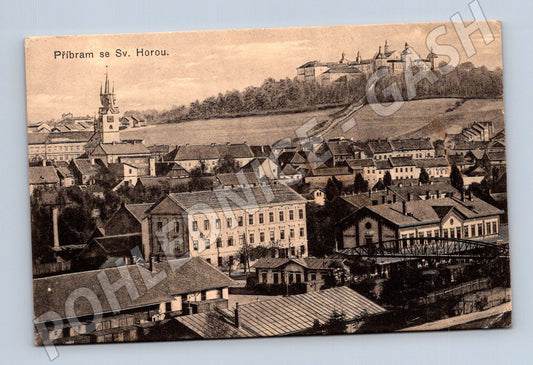 Pohlednice Příbram Svatá Hora 1920 (M3283)