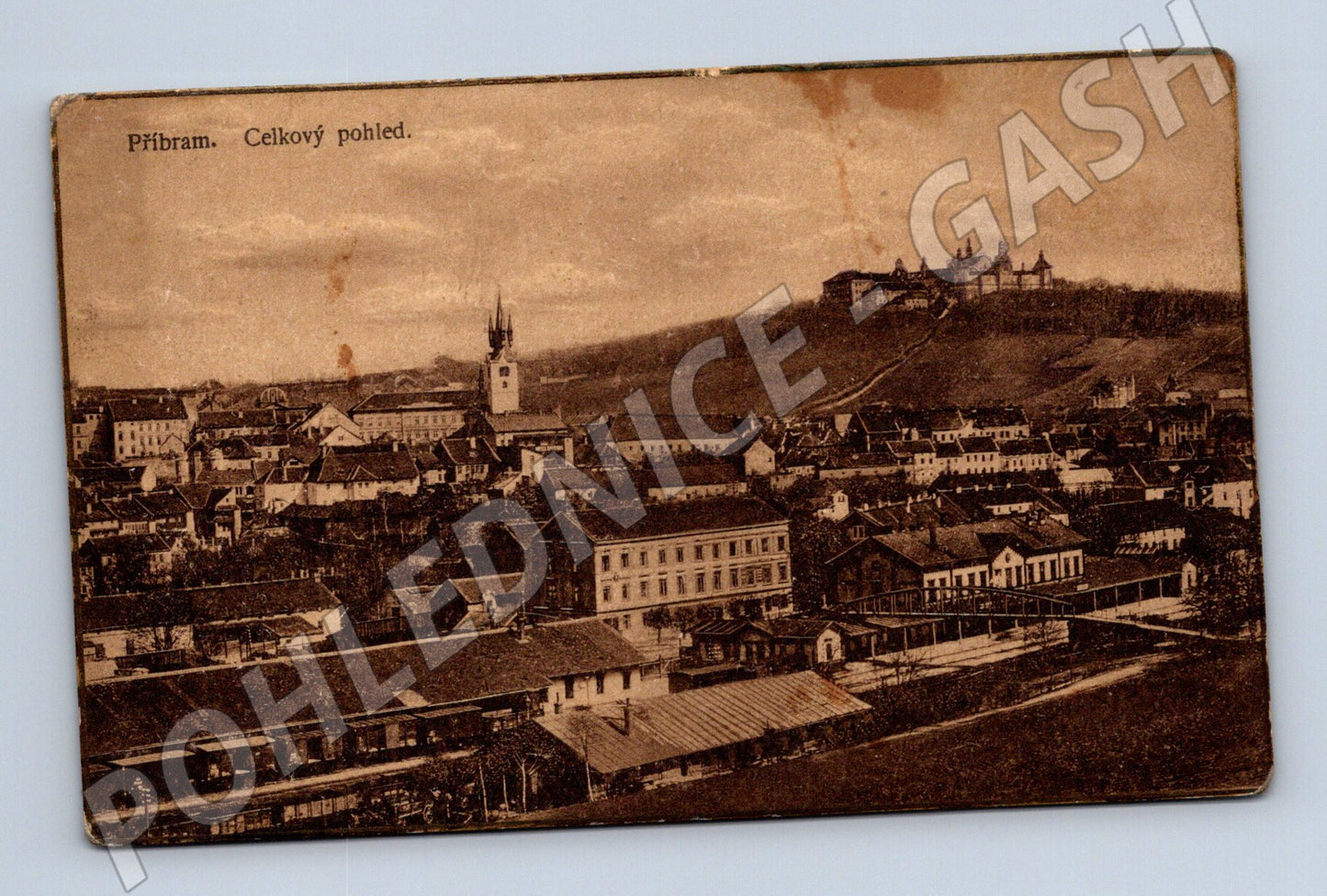 Pohlednice Příbram celkový pohled ČSR (M3284)