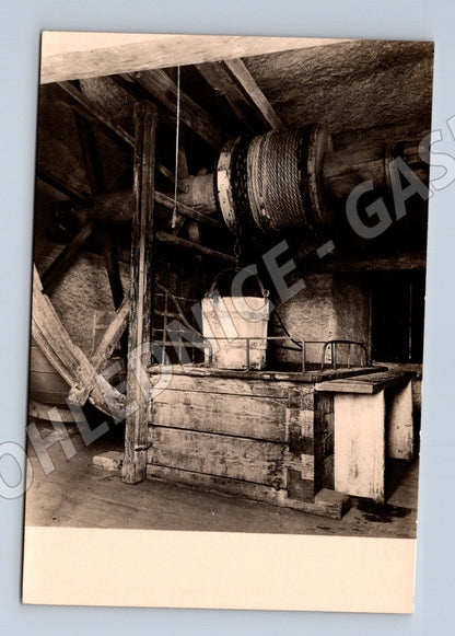 Pohlednice Karlštejn hradní studna 1971 (M3286)