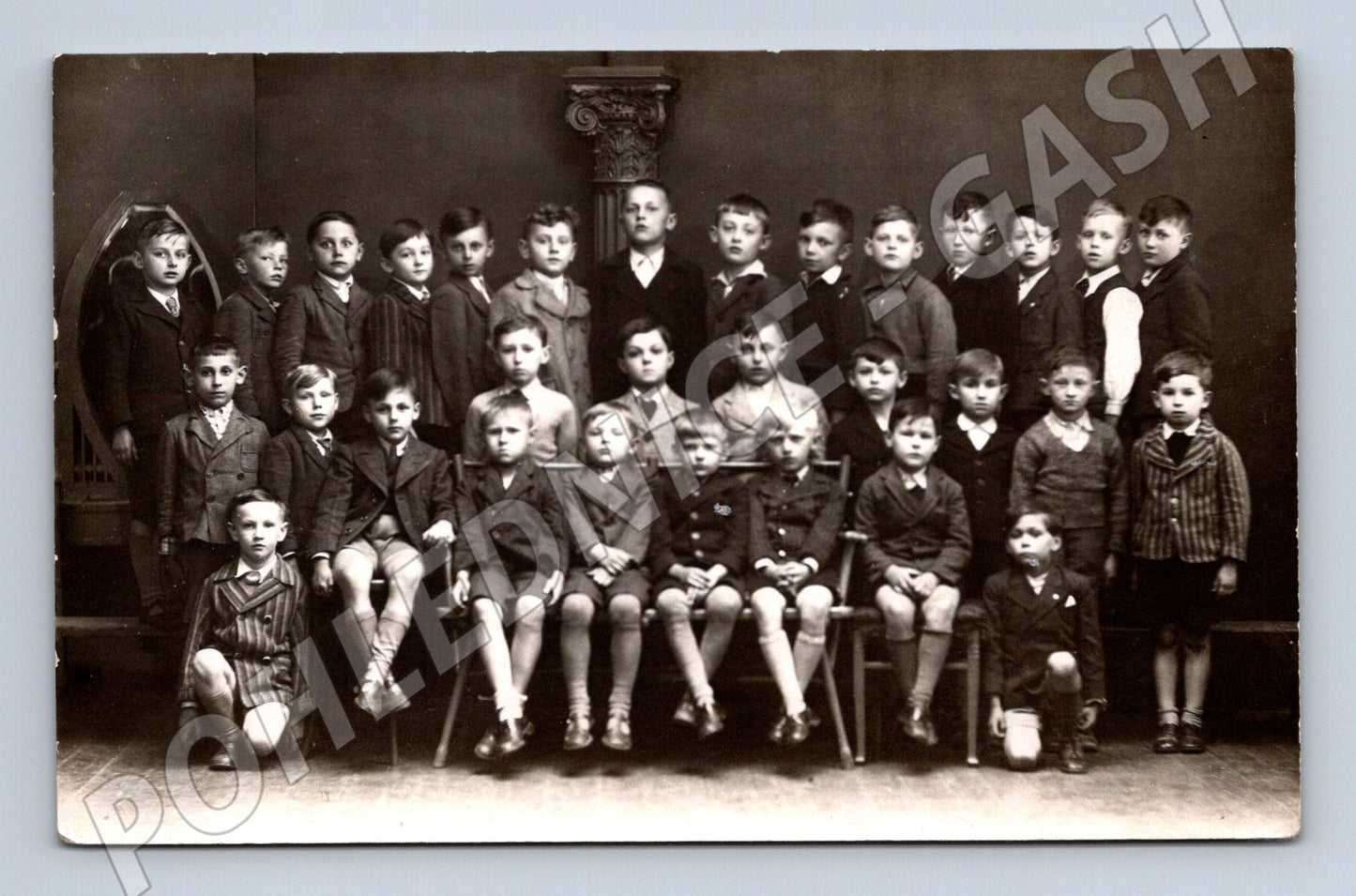 Stará fotografie skupina školáků 1939 (M32872)