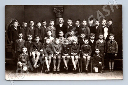 Stará fotografie skupina školáků 1939 (M32872)