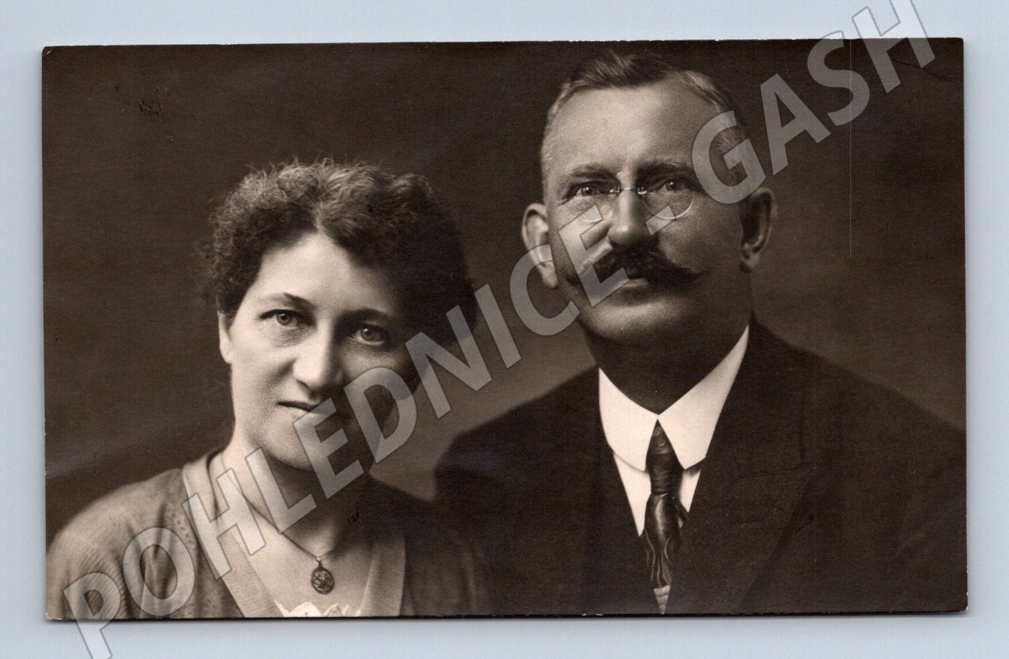 Stará fotografie manželský pár (M32875)