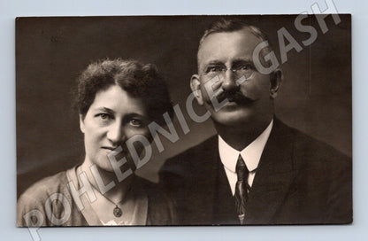 Stará fotografie manželský pár (M32875)