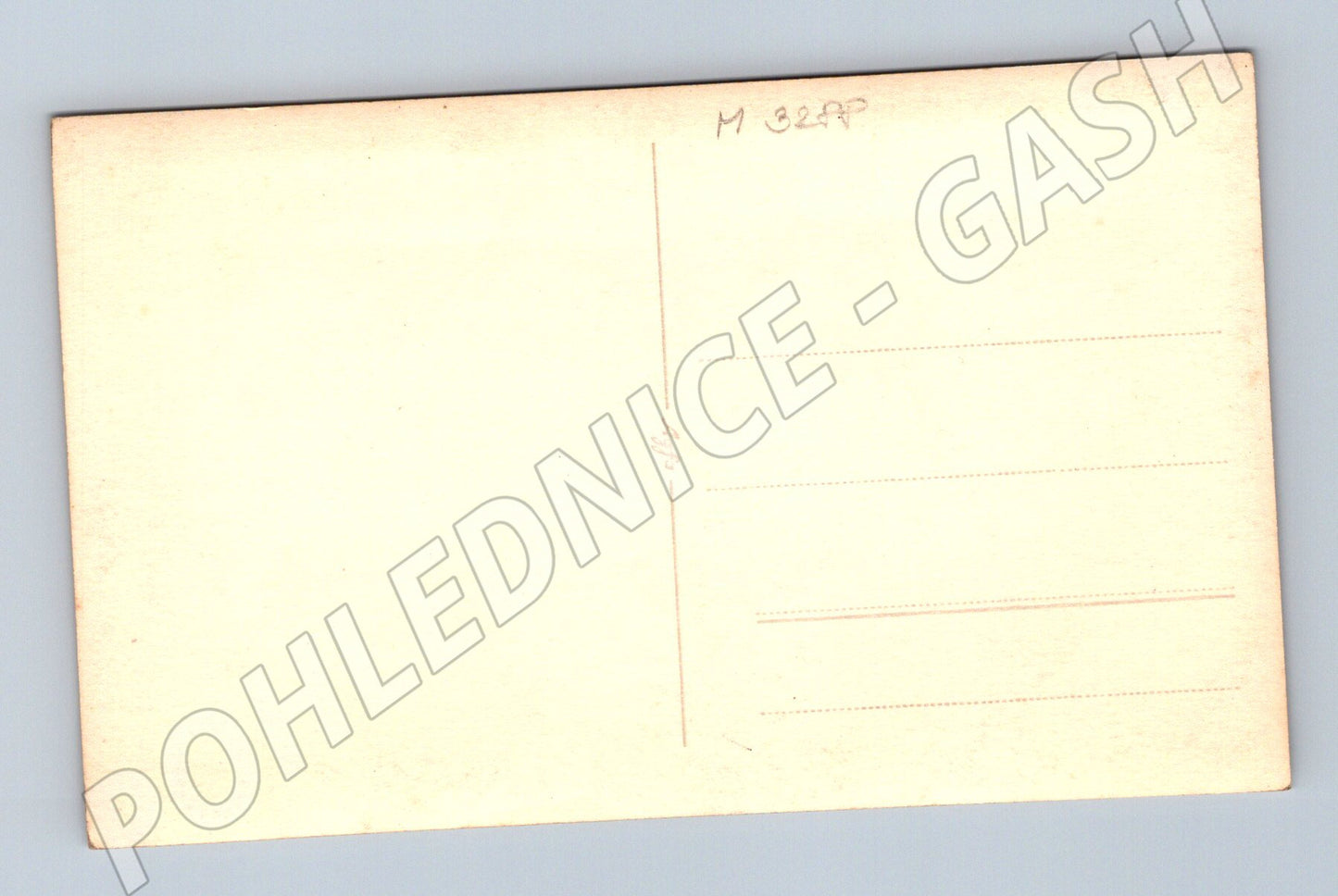 Pohlednice hrad na skále černobílá (M3288)