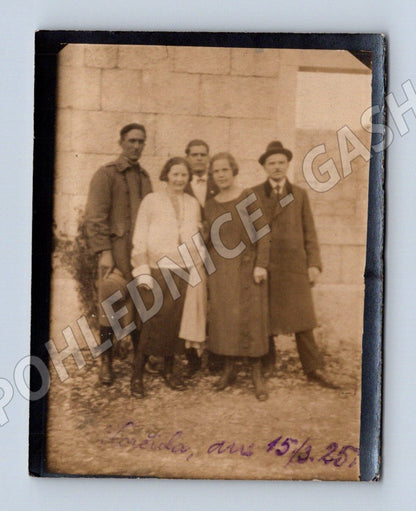 Pohlednice Chorvatsko skupinová fotografie 1920 (M32889)