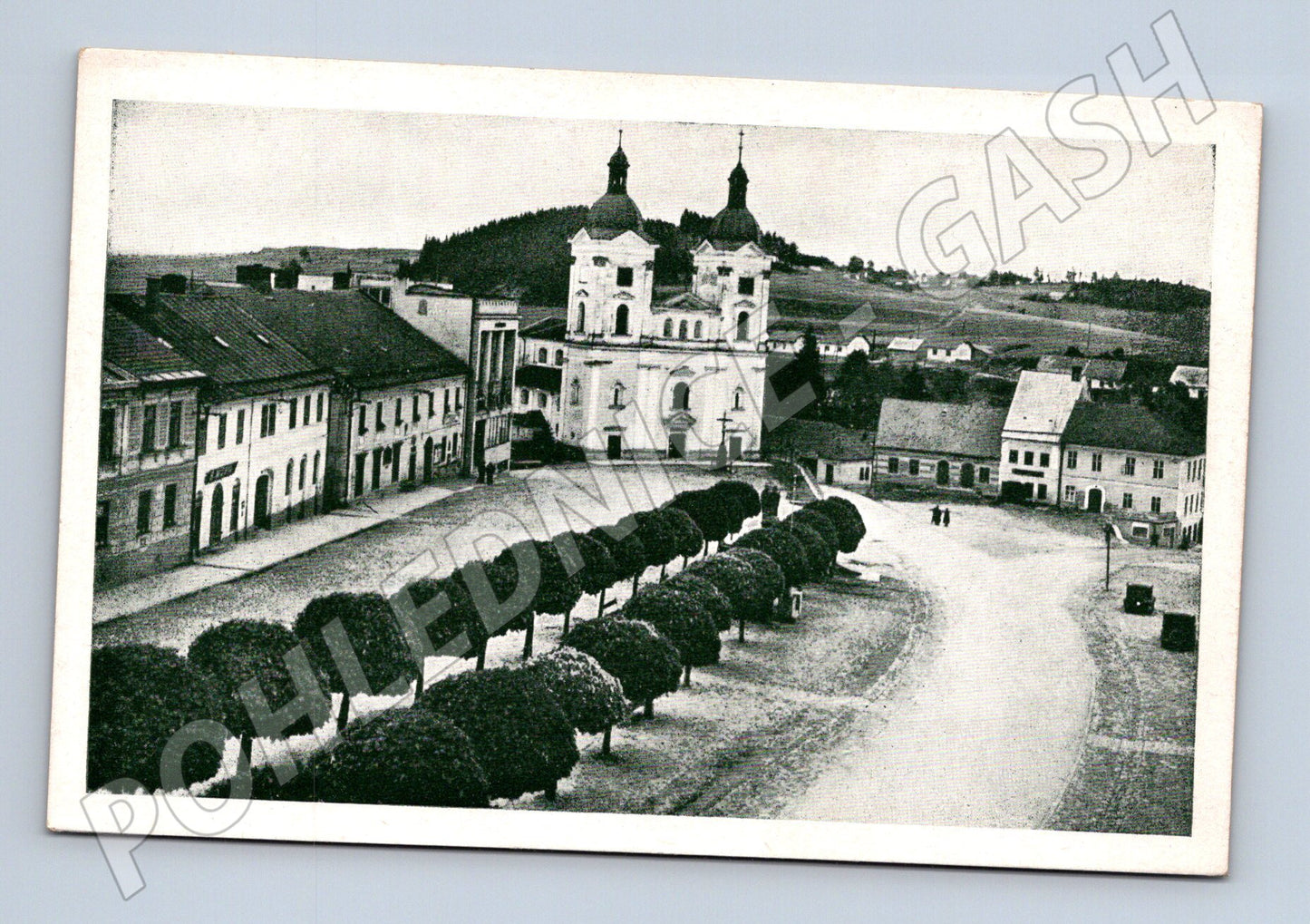 Pohlednice Bystřice nad Pernštejnem náměstí (M3289)