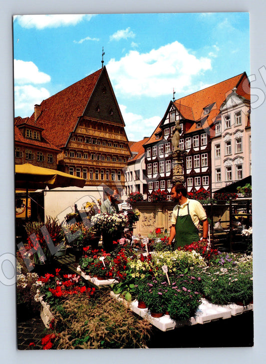 Pohlednice Německo Hildesheim Marktplatz 1993 (M32897)