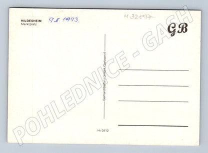 Pohlednice Německo Hildesheim Marktplatz 1993 (M32897)