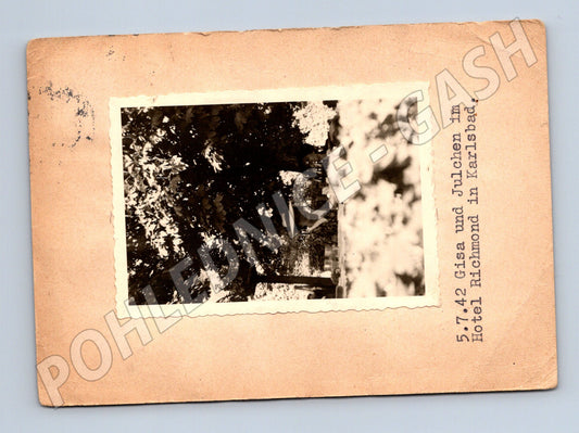 Pohlednice Karlovy Vary Hotel Richmond 1942 (M32900)