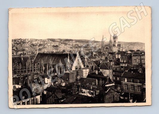Pohlednice Francie Rouen panorama města (M32903)